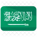 Arabia Saudita Bandera Bandera Icono