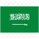 Bandera Pais Arabia Saudita Icono