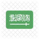 Arabia Saudita Bandera Pais Icono