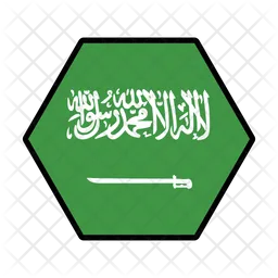 Arabia Saudita Flag Icono