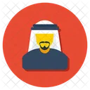 Arabian Man Kandura Arabic Person Icon