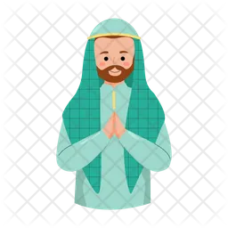 Arabian man muslim  Icon