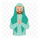 Arabian Man Muslim Eid Ramadan Icon