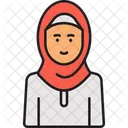 아라비아 여성 이슬람 여성 아랍 여성 아이콘
