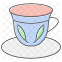 Arabic Coffee Cup Lineal Color Icon Icon