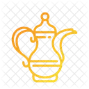 Arabic Coffee Maker Vintage Coffee Pot Ceramic Pot Icon