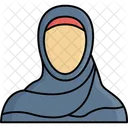 Arabic Hijab Woman Icône