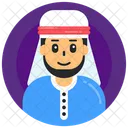 Arabic Man  Icon