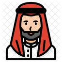 Muslim Arabic Man Islam Man Arab Beard Avatar Icon