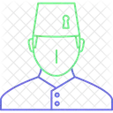 Muslim Man Sheikh Arabic Icon