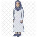 Arabic Woman Hijab Arabic Icon