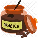 Arabica Coffee Powder Powder Indian Icon