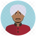 Arabo Uomo Avatar Icon