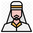 Arabo Maschio Uomo Icon