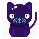 Gato Animal Halloween Icono
