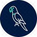 Arara Azul E Dourada Arara Azul E Dourada Animal De Estimacao Ícone