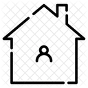 Zuhause arbeiten  Symbol