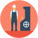 Arbeiter Ingenieur Avatar Symbol