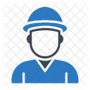 Arbeiter Ingenieur Avatar Symbol