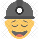 Arbeiter Lachelnd Emoji Icon