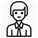 Arbeitnehmerin  Symbol