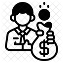 Arbeitnehmerlohn  Symbol