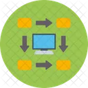 Hierarchie Diagramm Flussdiagramm Icon