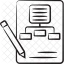 Workflow Hierarchie Diagramm Symbol