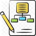 Workflow Hierarchie Diagramm Symbol