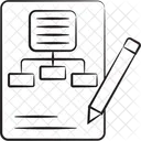 Workflow Hierarchie Diagramm Symbol