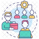 Arbeiter Angestellter Genossenschaft Symbol