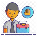 Arbeitsprotest  Icon