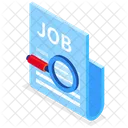 Stellensuche Stellenrecherche Jobsuche Symbol