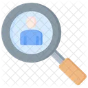 Stellensuche Headhunting Screening Symbol
