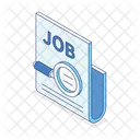 Stellensuche Job Stellenvermittlung Symbol