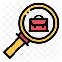 Stellensuche Stellensuche Arbeitssuchender Symbol