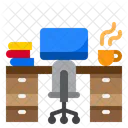 Zuhause Von Zuhause Aus Arbeiten Arbeit Icon