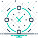 Arbeitszeit Tagesablauf Routinen Symbol