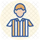 Arbitre Juge Arbitre Football Icône