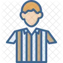 Arbitre Juge Arbitre Football Icône