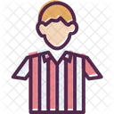 Arbitre Juge Arbitre Football Icône