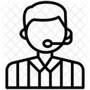 Arbitro Arbitro De Criquete Arbitro Ícone
