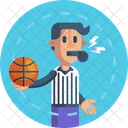 Equipamento De Arbitro Pacote Inicial De Arbitro Arbitro De Basquete Ícone