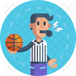 Árbitro de Basquete  Ícone