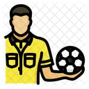 Arbitro De Futebol Futebol Bola Icon