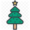 Navidad Arbol Decoracion Icono