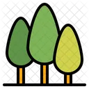 Icono De Bosque Jardin Arboles Icono