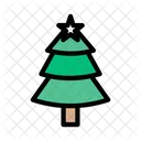 Arbol Navidad Decoracion Icono