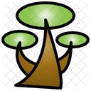 Arbol Jardin Madera Icon