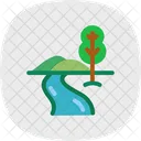 Arbol Naturaleza Rio Icon